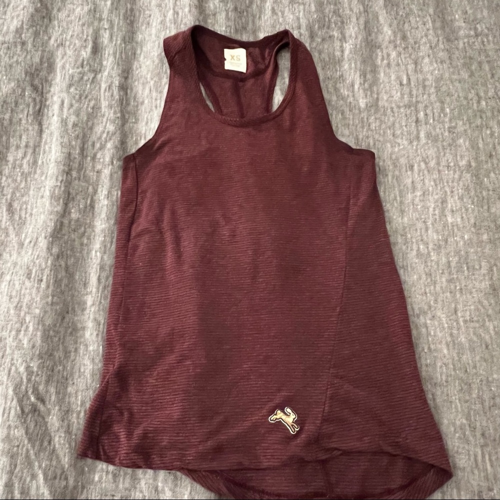 Tracksmith Horizon Tank - Wine XS